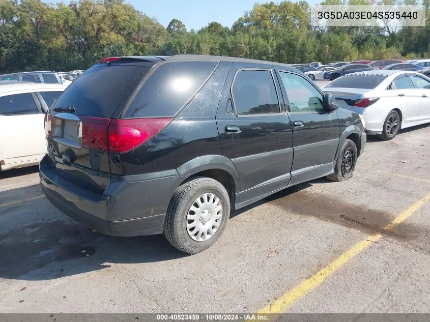 2004 Buick Rendezvous Cx VIN: 3G5DA03E04S535440 Lot: 40523459