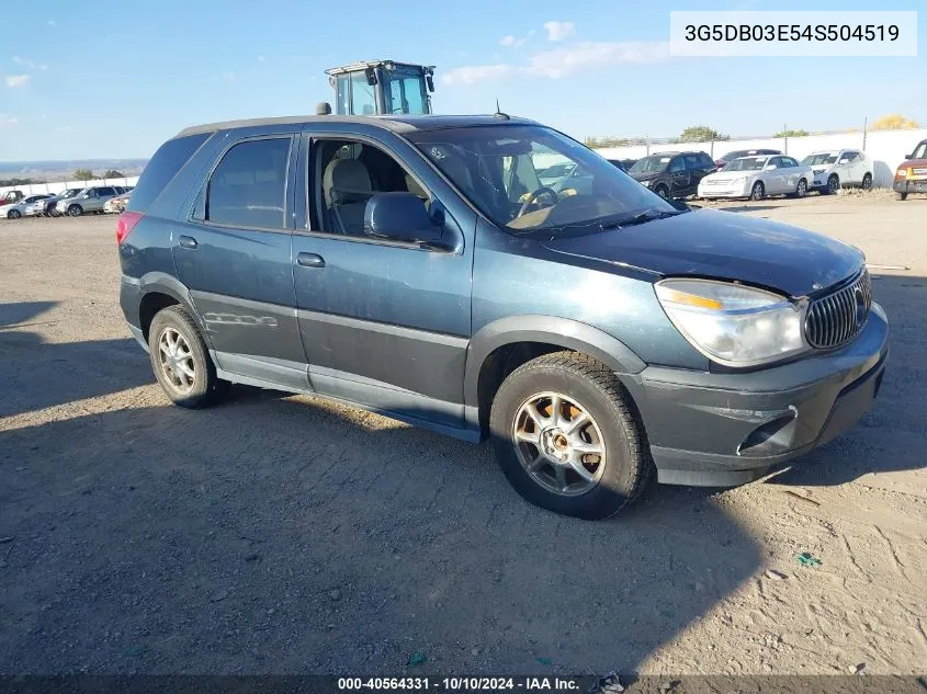 2004 Buick Rendezvous Cx VIN: 3G5DB03E54S504519 Lot: 40564331