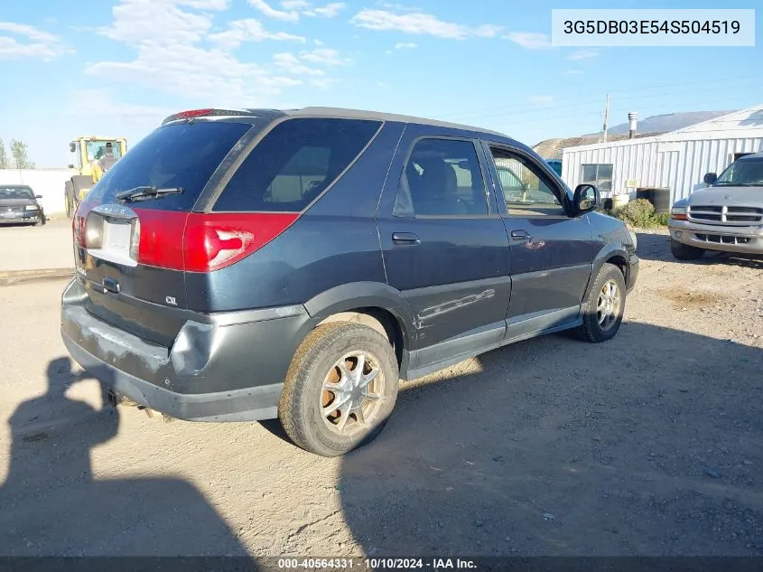 2004 Buick Rendezvous Cx VIN: 3G5DB03E54S504519 Lot: 40564331