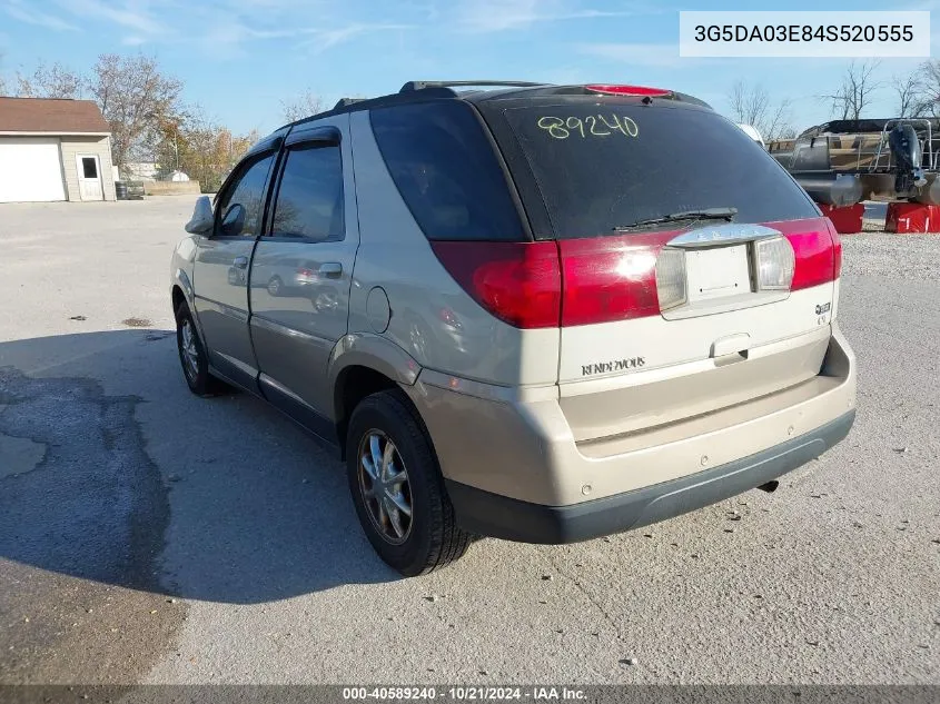 2004 Buick Rendezvous Cx VIN: 3G5DA03E84S520555 Lot: 40589240