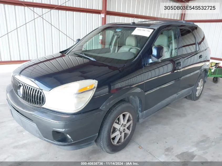 2004 Buick Rendezvous Cx VIN: 3G5DB03E54S532725 Lot: 40838736