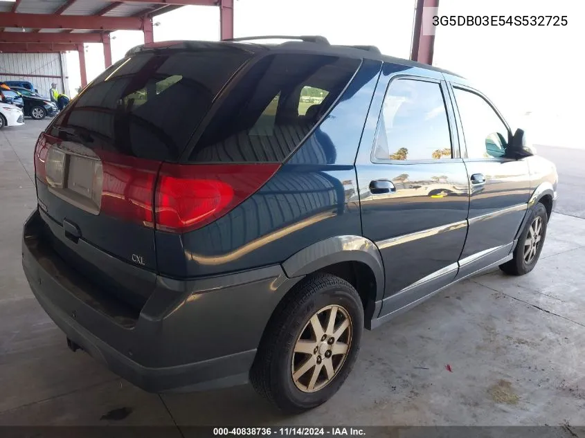 2004 Buick Rendezvous Cx VIN: 3G5DB03E54S532725 Lot: 40838736