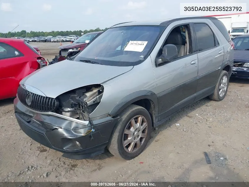 3G5DA03E25S523792 2005 Buick Rendezvous Cx/Cxl