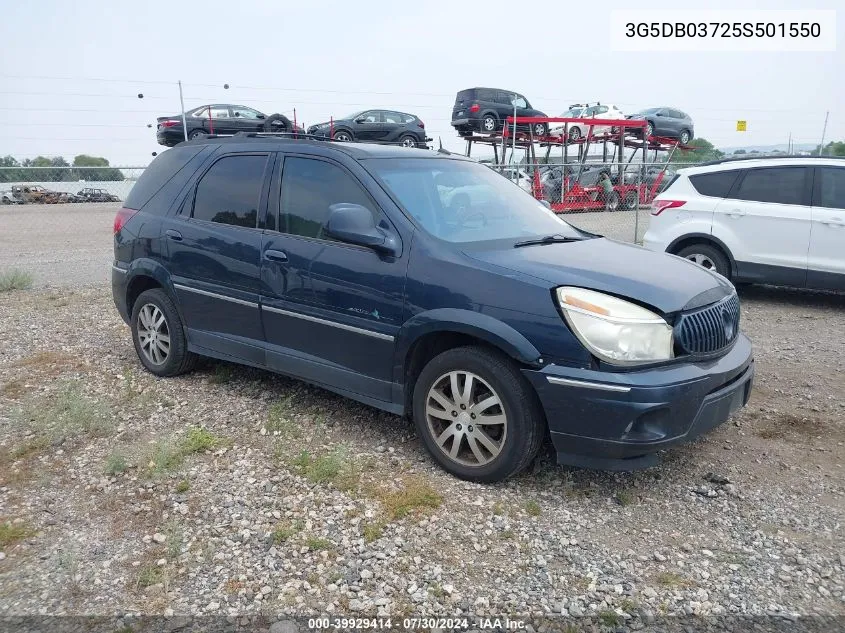 2005 Buick Rendezvous Cx VIN: 3G5DB03725S501550 Lot: 39929414