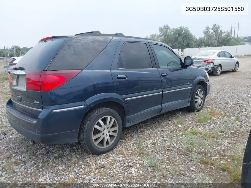 3G5DB03725S501550 2005 Buick Rendezvous Cx