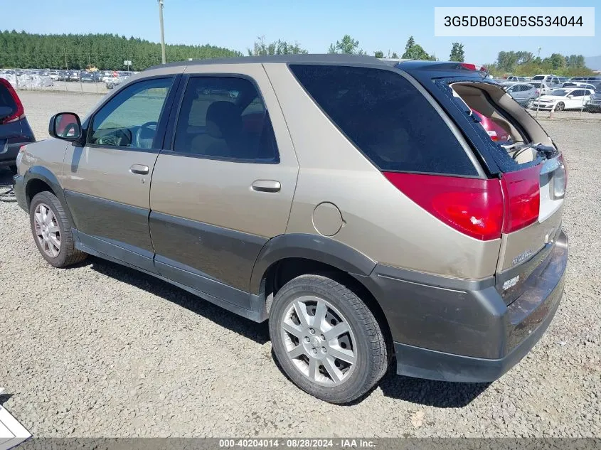 3G5DB03E05S534044 2005 Buick Rendezvous Cx