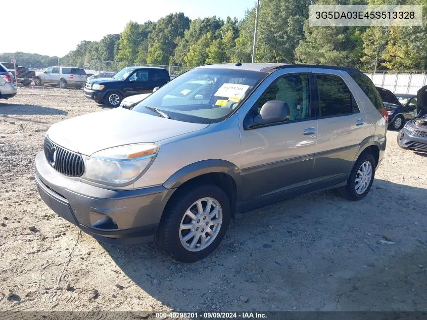 2005 Buick Rendezvous Cx VIN: 3G5DA03E45S513328 Lot: 40298201