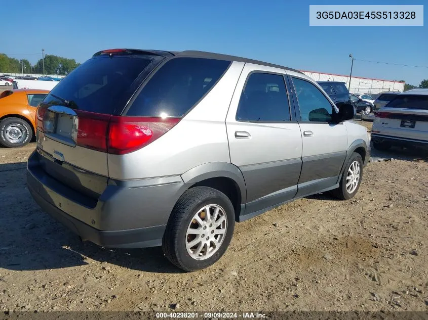 2005 Buick Rendezvous Cx VIN: 3G5DA03E45S513328 Lot: 40298201