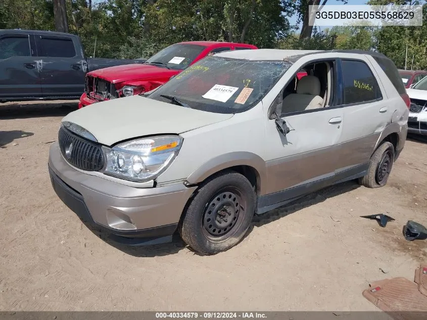 2005 Buick Rendezvous Cx/Cxl VIN: 3G5DB03E05S568629 Lot: 40334579