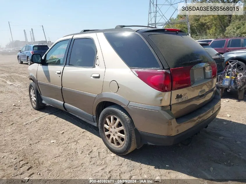 2005 Buick Rendezvous Cx VIN: 3G5DA03E55S568015 Lot: 40392671