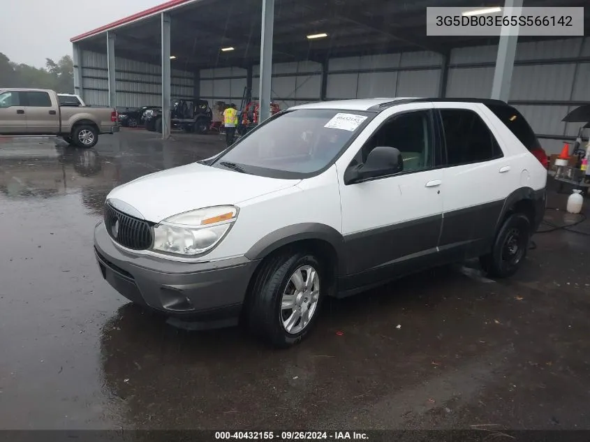 2005 Buick Rendezvous Cx VIN: 3G5DB03E65S566142 Lot: 40432155