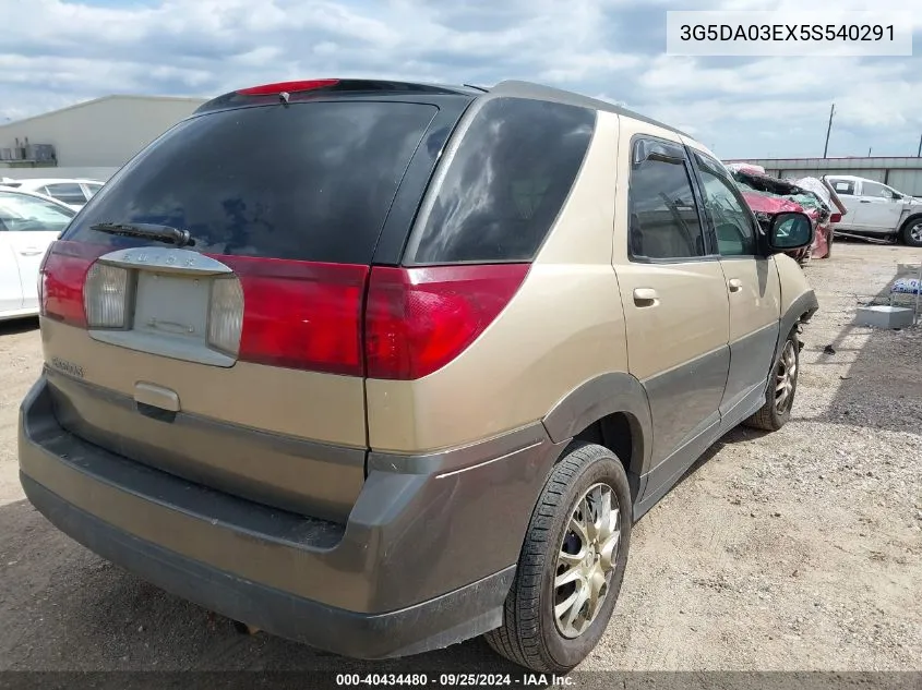 3G5DA03EX5S540291 2005 Buick Rendezvous Cx