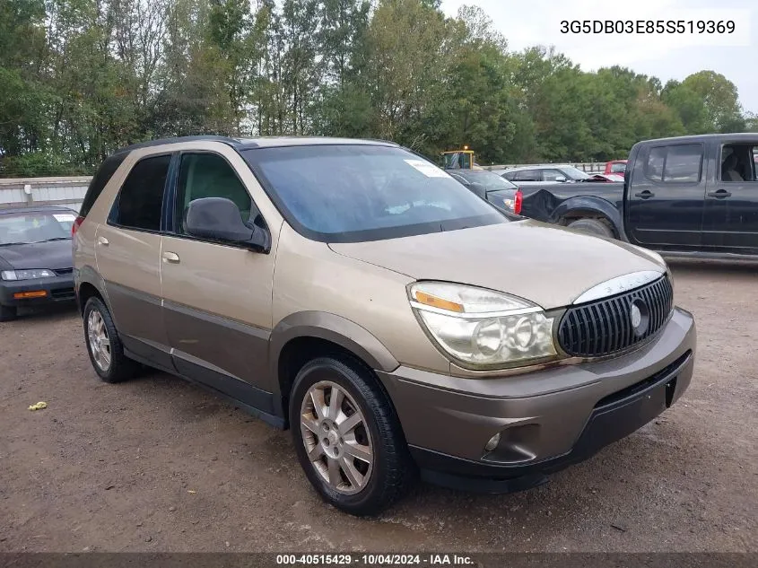 2005 Buick Rendezvous Cx VIN: 3G5DB03E85S519369 Lot: 40515429