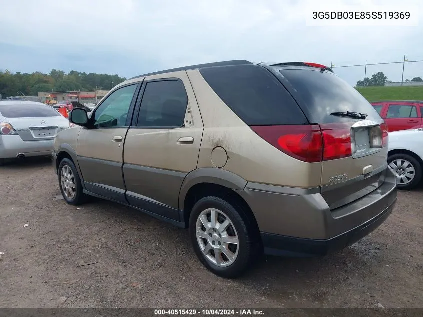 2005 Buick Rendezvous Cx VIN: 3G5DB03E85S519369 Lot: 40515429