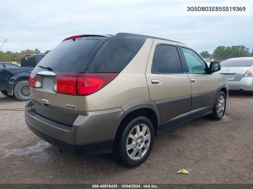 2005 Buick Rendezvous Cx VIN: 3G5DB03E85S519369 Lot: 40515429