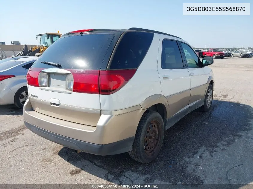 2005 Buick Rendezvous Cx VIN: 3G5DB03E55S568870 Lot: 40564158