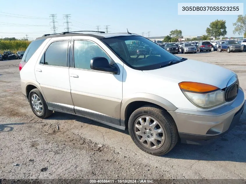 2005 Buick Rendezvous Cx VIN: 3G5DB03705S523255 Lot: 40586411