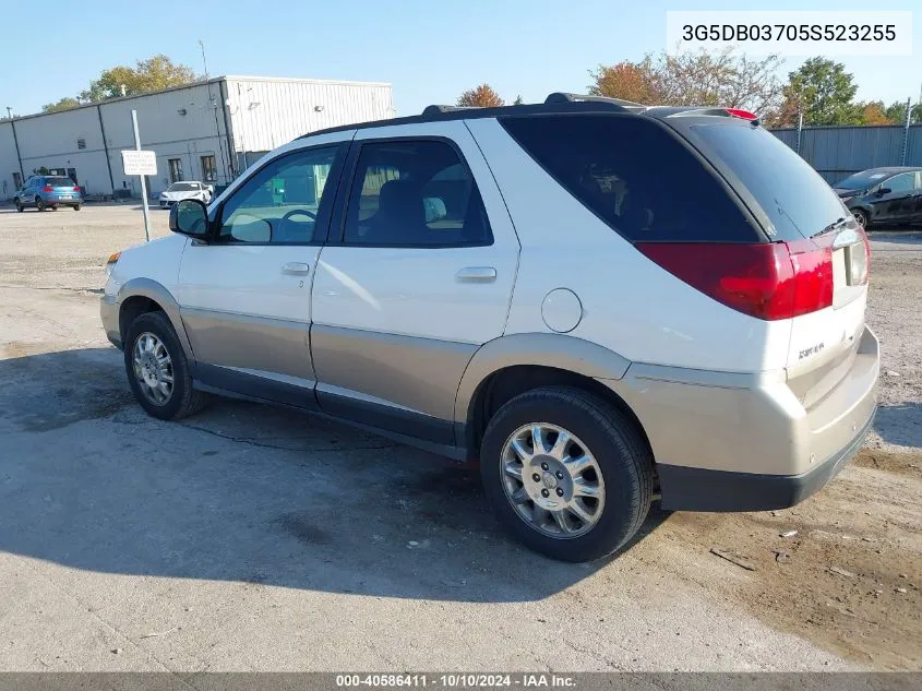 2005 Buick Rendezvous Cx VIN: 3G5DB03705S523255 Lot: 40586411