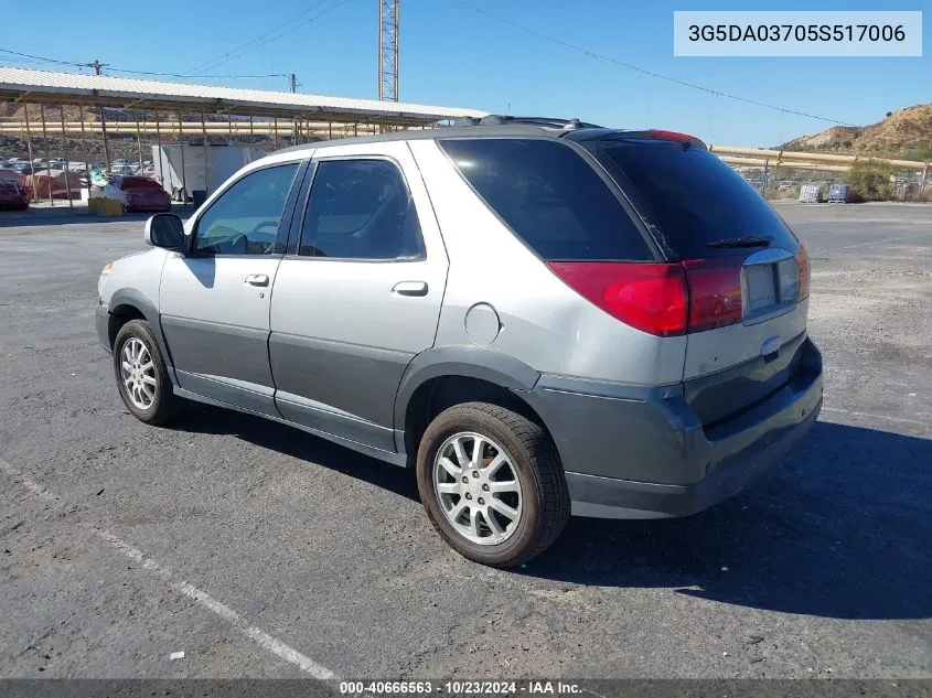 2005 Buick Rendezvous Cx VIN: 3G5DA03705S517006 Lot: 40666563