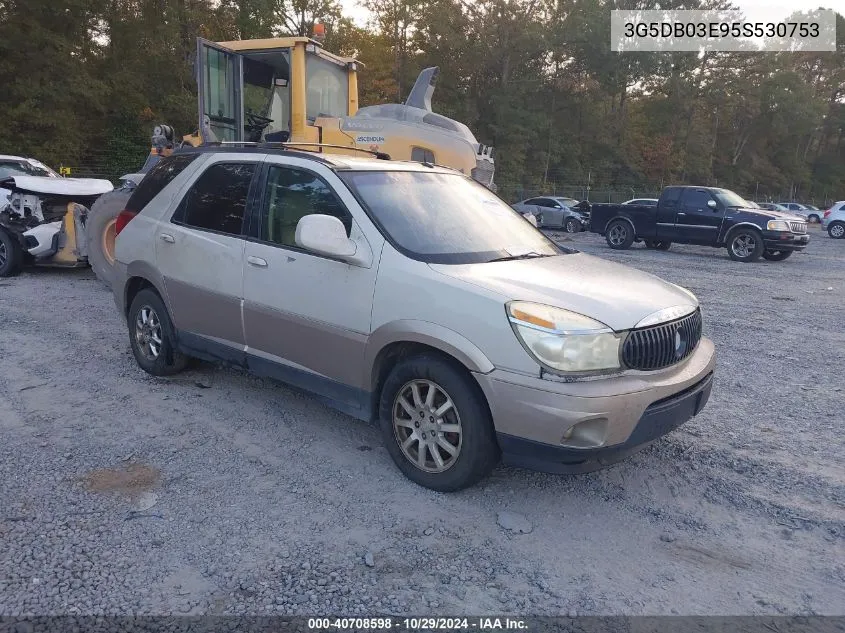 2005 Buick Rendezvous Cx VIN: 3G5DB03E95S530753 Lot: 40708598