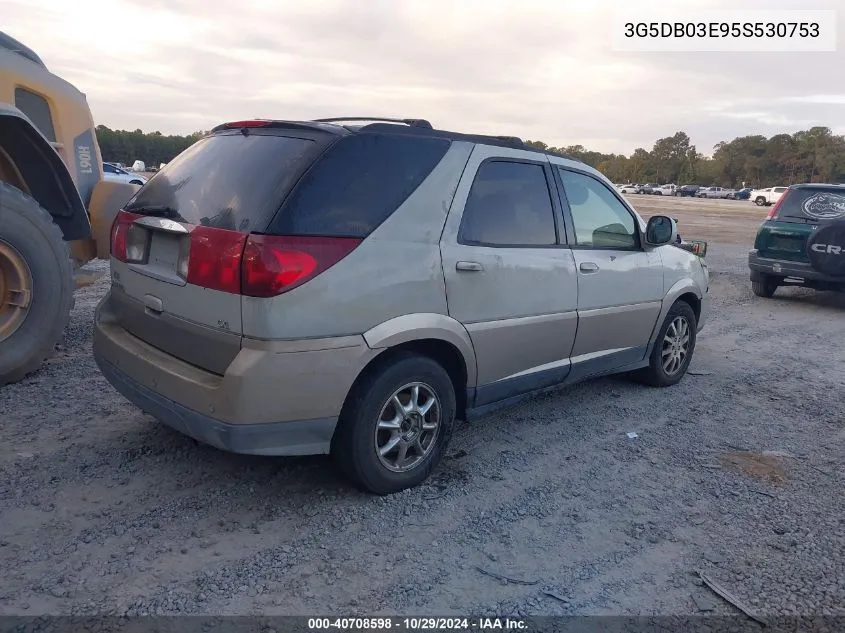 2005 Buick Rendezvous Cx VIN: 3G5DB03E95S530753 Lot: 40708598