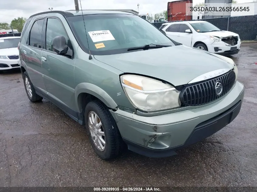 2006 Buick Rendezvous Cx VIN: 3G5DA03L26S566545 Lot: 39289935