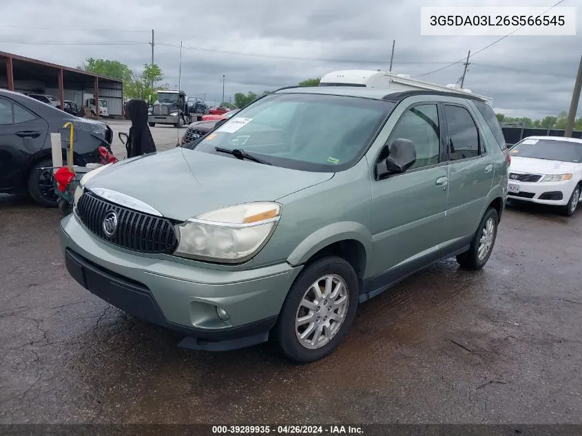 2006 Buick Rendezvous Cx VIN: 3G5DA03L26S566545 Lot: 39289935