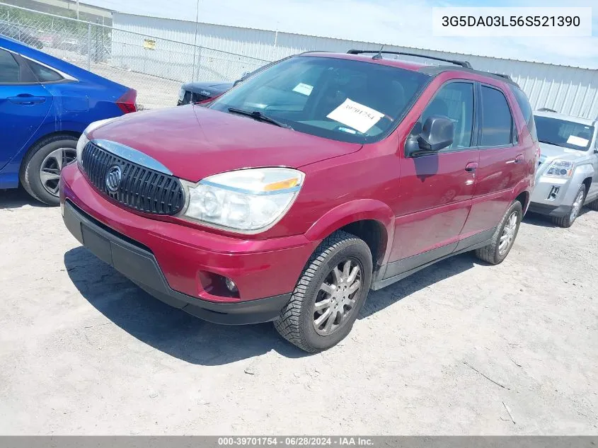 2006 Buick Rendezvous Cx VIN: 3G5DA03L56S521390 Lot: 39701754