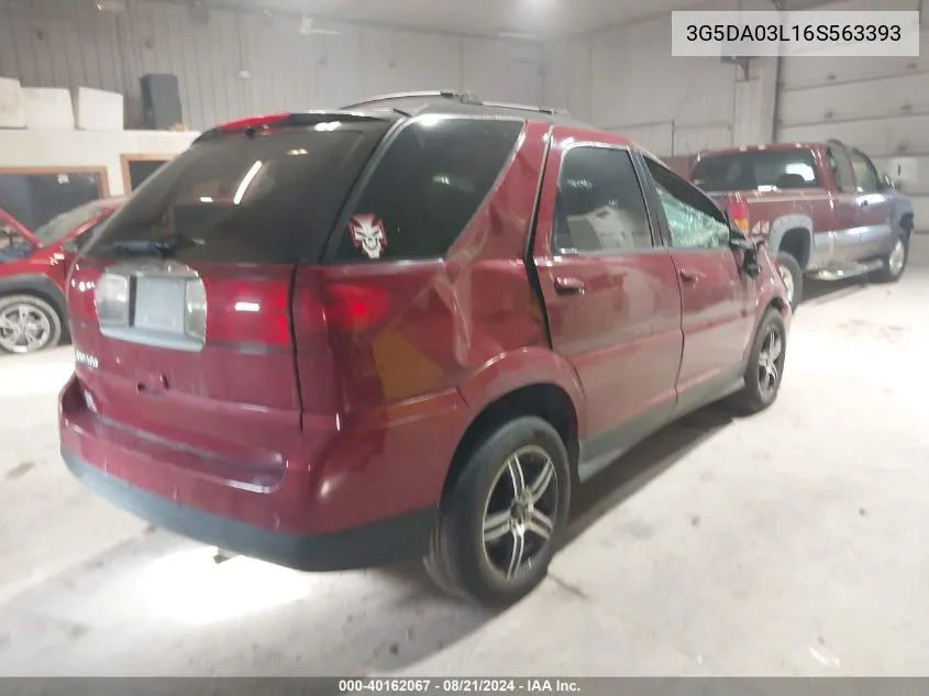 2006 Buick Rendezvous Cx/Cxl VIN: 3G5DA03L16S563393 Lot: 40162067