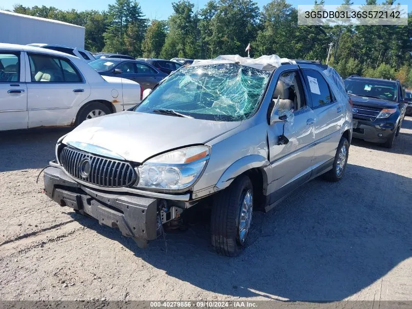 2006 Buick Rendezvous Cx VIN: 3G5DB03L36S572142 Lot: 40279856