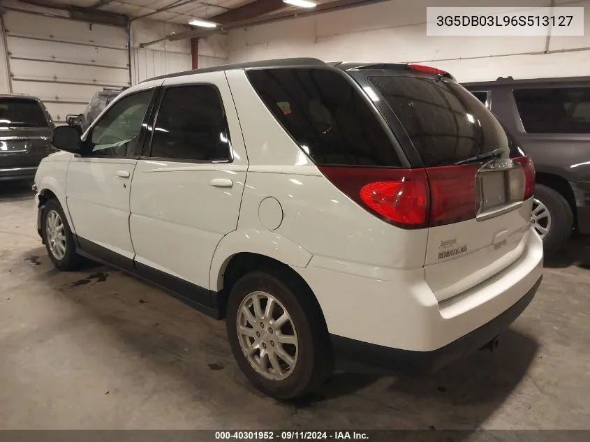 2006 Buick Rendezvous Cx VIN: 3G5DB03L96S513127 Lot: 40301952