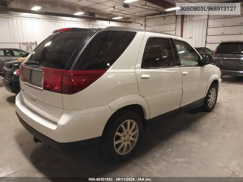 2006 Buick Rendezvous Cx VIN: 3G5DB03L96S513127 Lot: 40301952