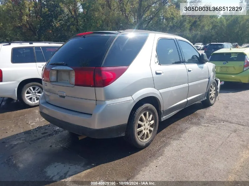 2006 Buick Rendezvous Cx VIN: 3G5DB03L36S512829 Lot: 40529160