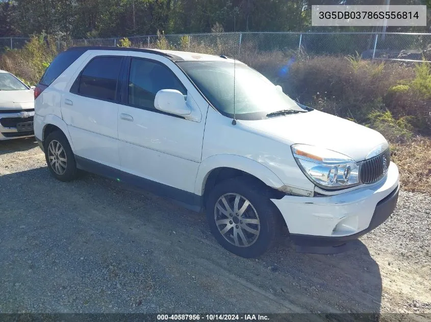 2006 Buick Rendezvous Cx VIN: 3G5DB03786S556814 Lot: 40587956