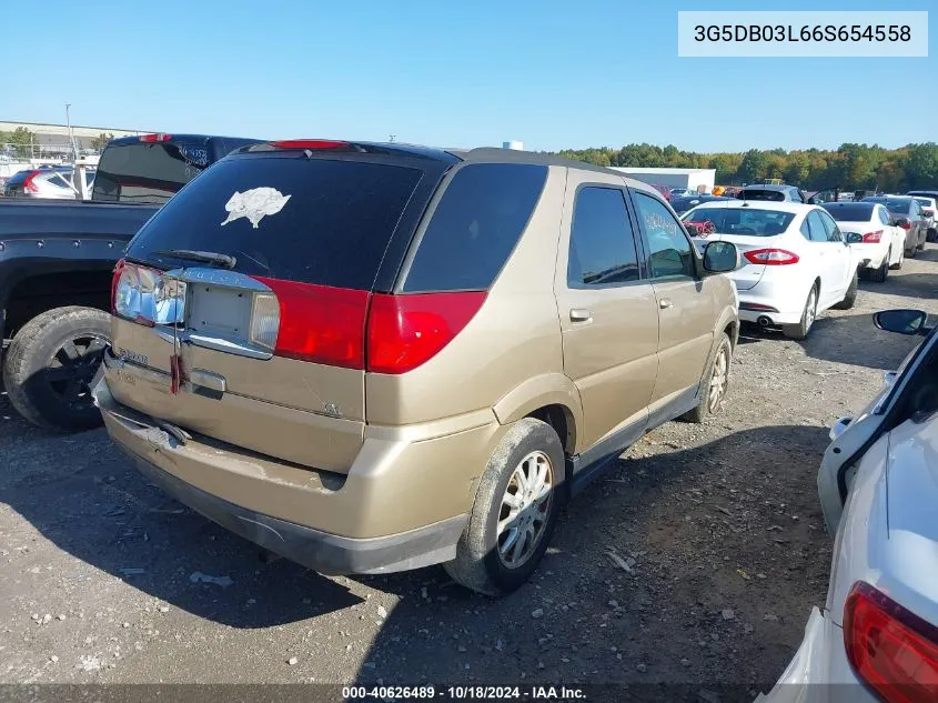 2006 Buick Rendezvous Cx VIN: 3G5DB03L66S654558 Lot: 40626489