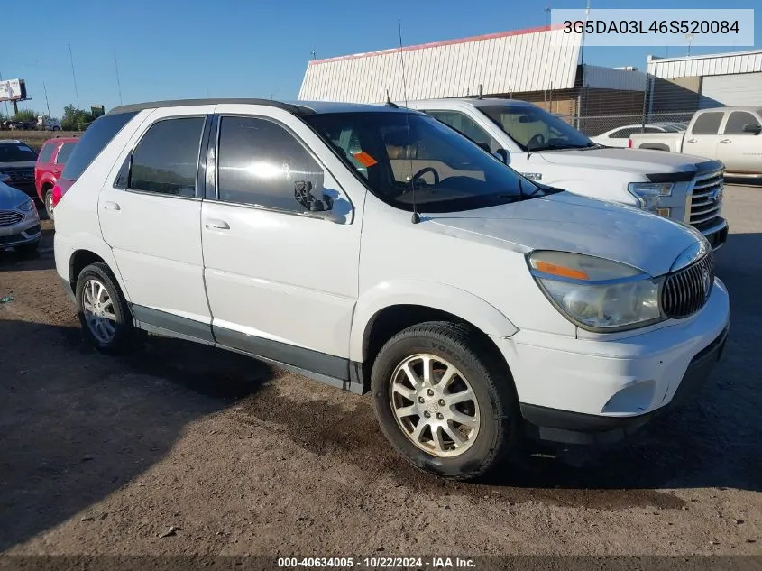 2006 Buick Rendezvous Cx VIN: 3G5DA03L46S520084 Lot: 40634005