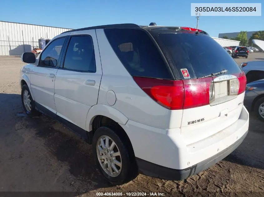 2006 Buick Rendezvous Cx VIN: 3G5DA03L46S520084 Lot: 40634005