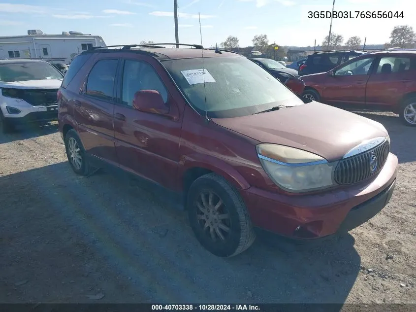 2006 Buick Rendezvous Cx VIN: 3G5DB03L76S656044 Lot: 40703338