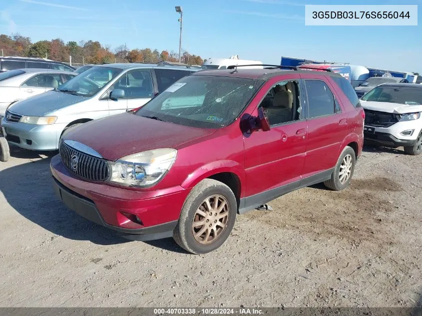 2006 Buick Rendezvous Cx VIN: 3G5DB03L76S656044 Lot: 40703338