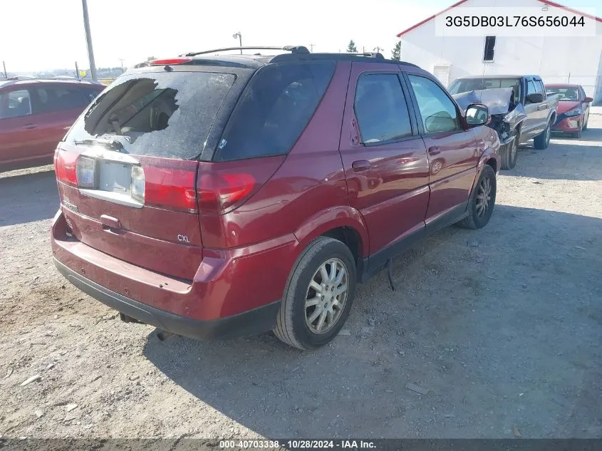 2006 Buick Rendezvous Cx VIN: 3G5DB03L76S656044 Lot: 40703338