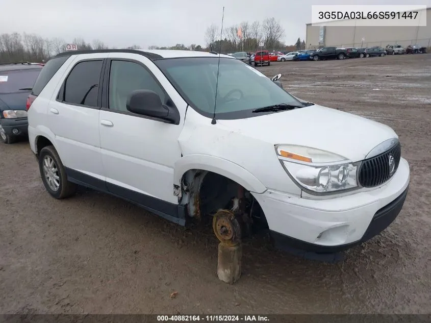 2006 Buick Rendezvous Cx VIN: 3G5DA03L66S591447 Lot: 40882164