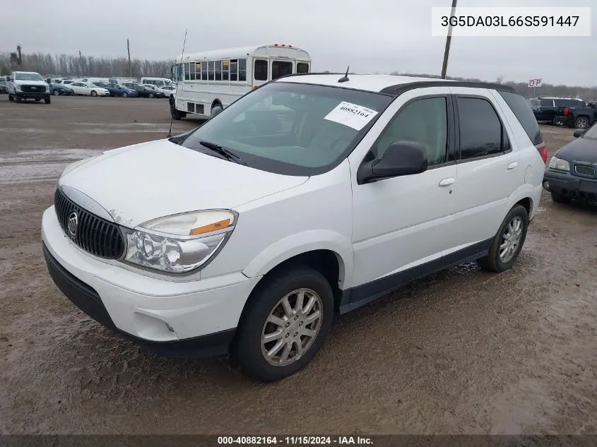 2006 Buick Rendezvous Cx VIN: 3G5DA03L66S591447 Lot: 40882164