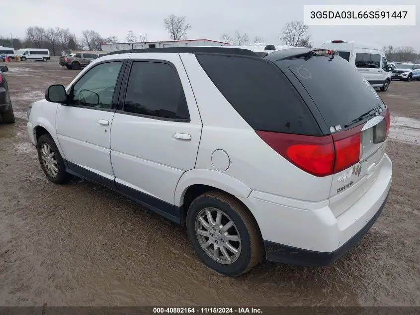 2006 Buick Rendezvous Cx VIN: 3G5DA03L66S591447 Lot: 40882164