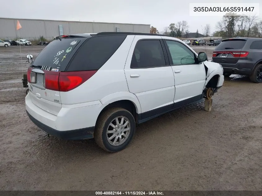 2006 Buick Rendezvous Cx VIN: 3G5DA03L66S591447 Lot: 40882164