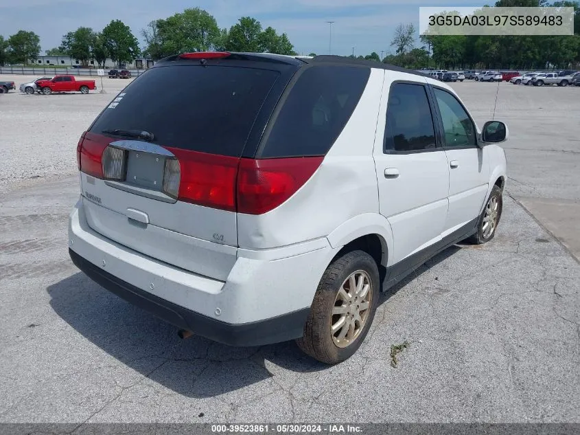 2007 Buick Rendezvous Cxl VIN: 3G5DA03L97S589483 Lot: 39523861