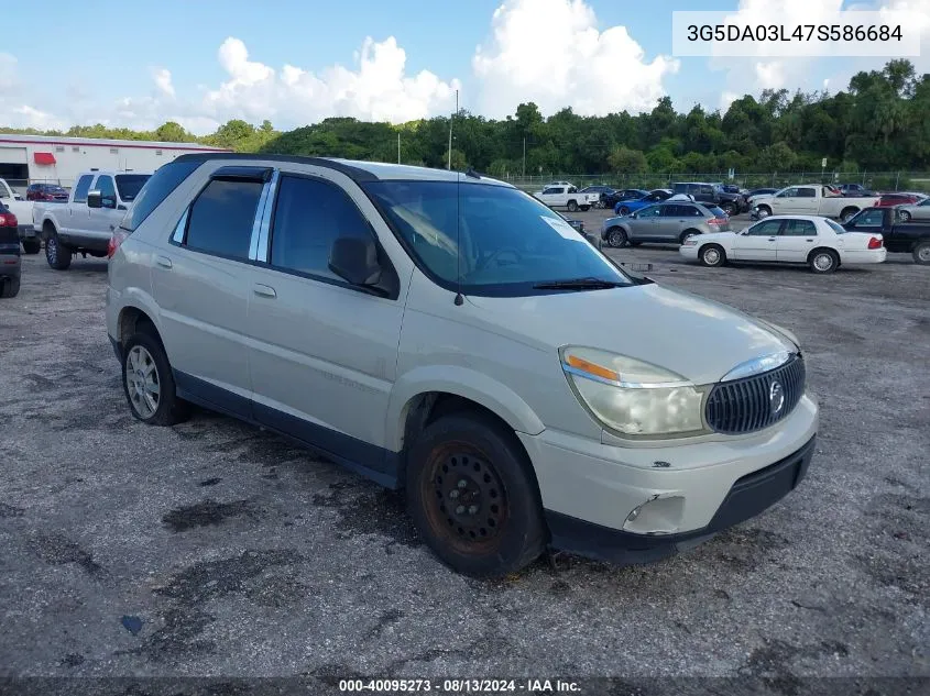 2007 Buick Rendezvous Cx VIN: 3G5DA03L47S586684 Lot: 40530850