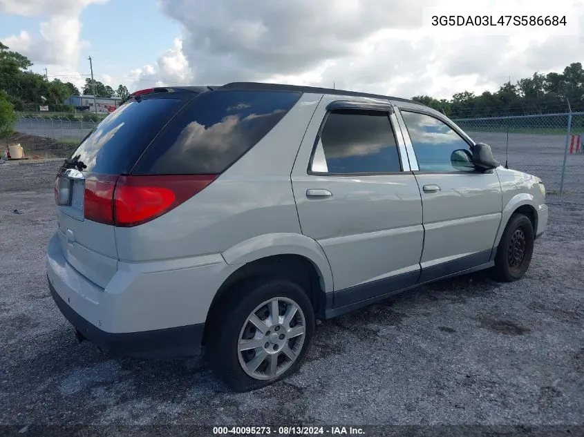 2007 Buick Rendezvous Cx VIN: 3G5DA03L47S586684 Lot: 40095273