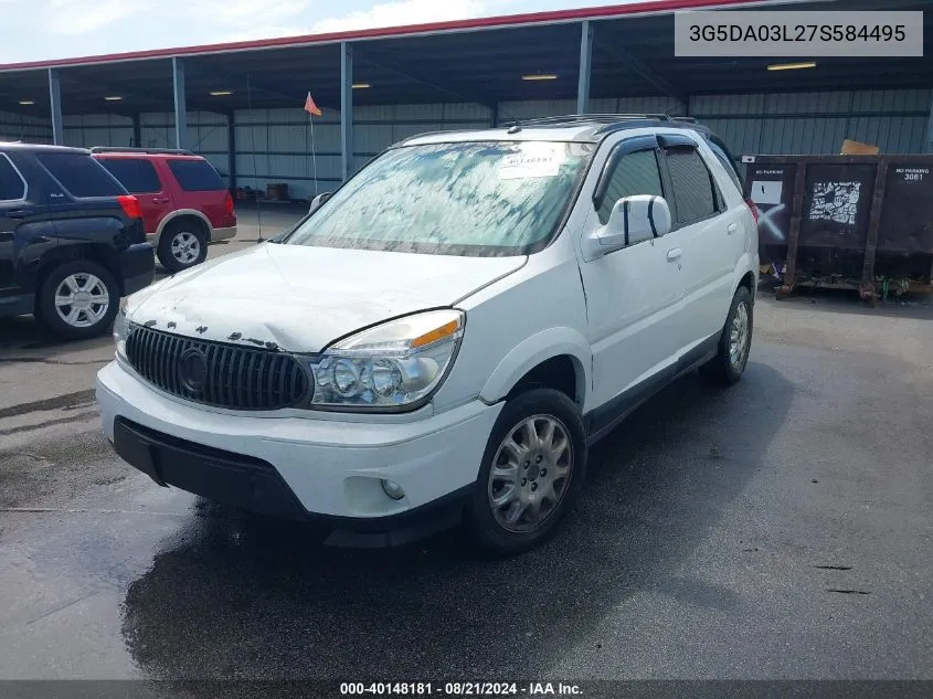 2007 Buick Rendezvous Cxl VIN: 3G5DA03L27S584495 Lot: 40148181