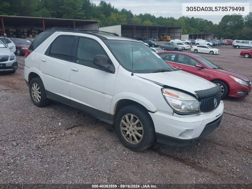 3G5DA03L57S579498 2007 Buick Rendezvous Cx