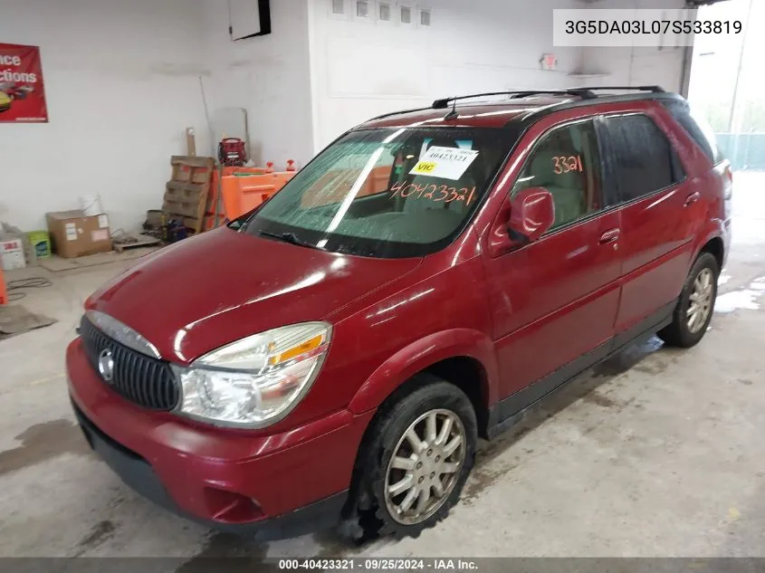 3G5DA03L07S533819 2007 Buick Rendezvous Cxl